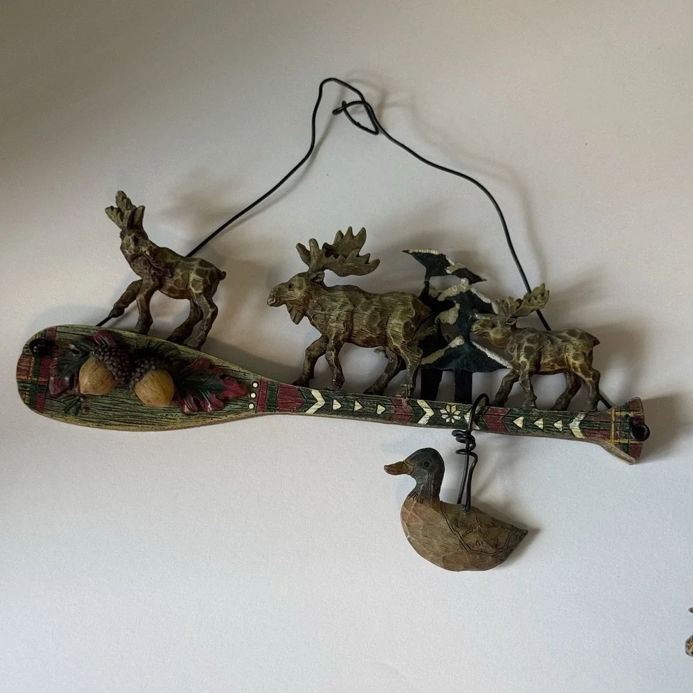 A Set of Decorative Folk Art Ornaments ‎ -rustic